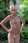 Nicole. Bodypainter: Enrico Lein.